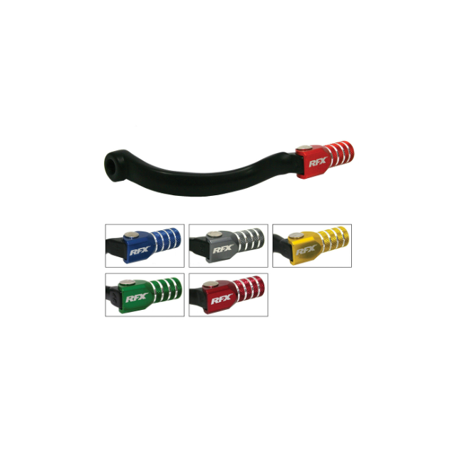 Pedal de cambio RFX Race (negro/verde)  Kawasaki KXF450 12-15