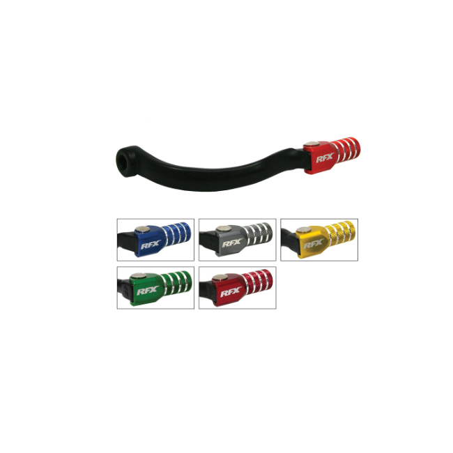 Pedal de cambio RFX Race (negro/amarillo)  Suzuki RM250 01-08
