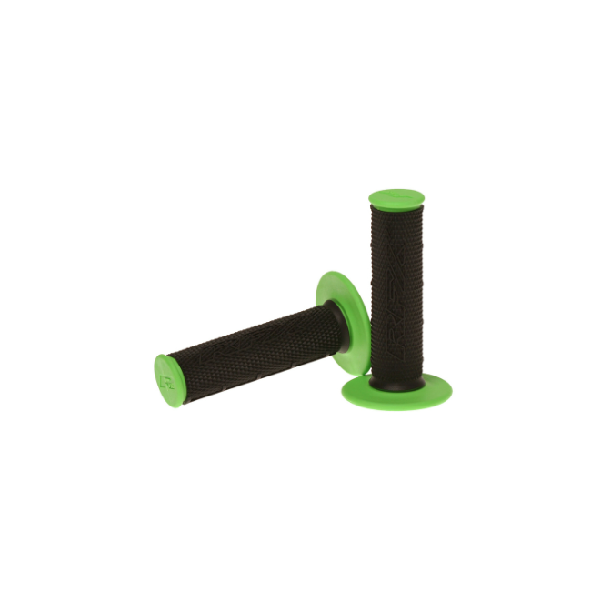 Puños compuestos dobles RFX Pro Series con centro negro (negro/ verde)