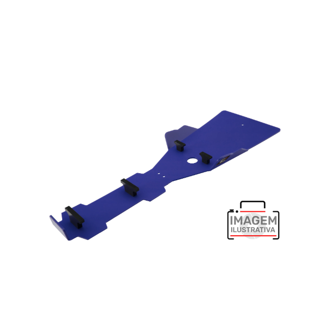 Protector chasis B2R azul LTZ 400 KFX 400 DVX 400