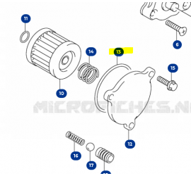 JUNTA TAPA  FILTRO DE ACEITE SUZUKI LTZ400
