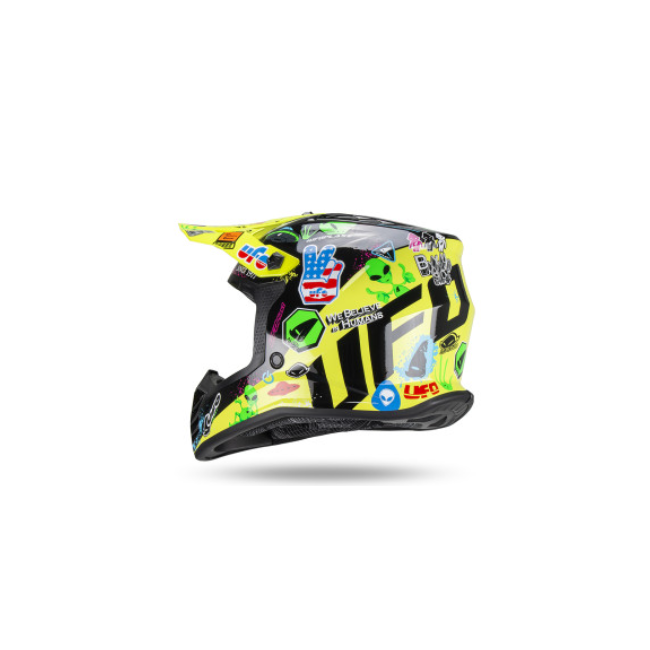 CASCO UFO JUNIOR KOREY AMARILLO NEGRO