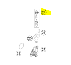 TORNILLO PURGADOR DE EMBRAGUE KTM SX125 16-18