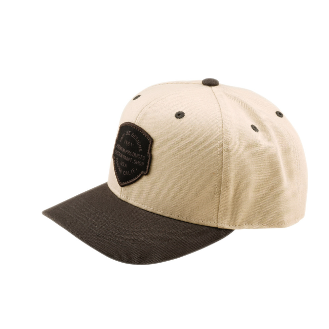 Gorra TROY LEE DESIGNS Curved Snapback Imprint BEIGE MARRON