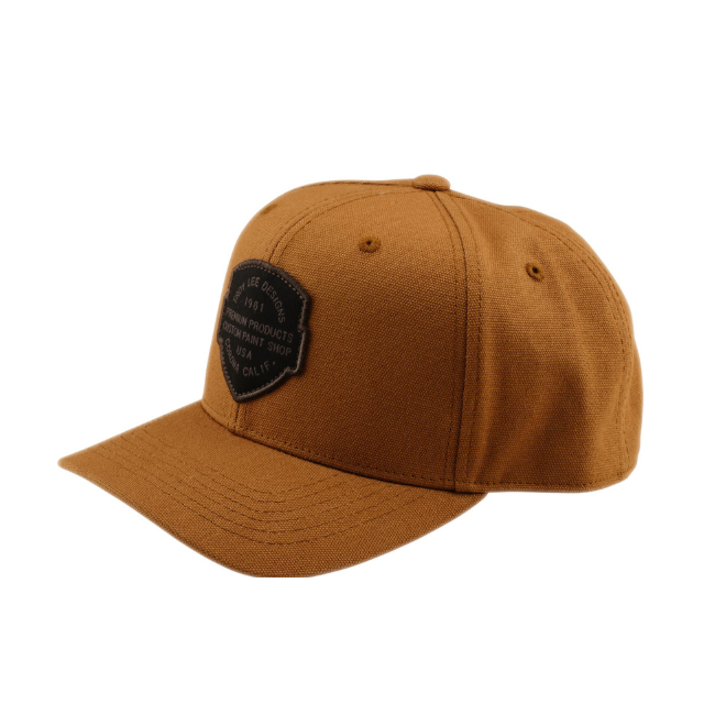 Gorra TROY LEE DESIGNS Curved Snapback Imprint MARRON