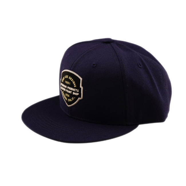 Gorra TROY LEE DESIGNS Flat Bill Snapback Imprint AZUL OSCURO