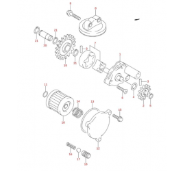 Muelle filtro aceite...