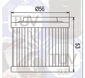 FILTRO DE ACEITE HIFLOFILTRO PARA BMW 650