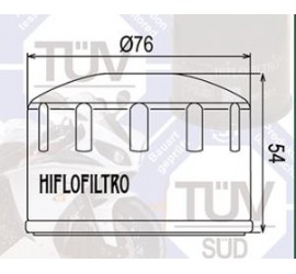 FILTRO DE ACEITE HIFLOFILTRO PARA BMW R 1200 GS 04-09