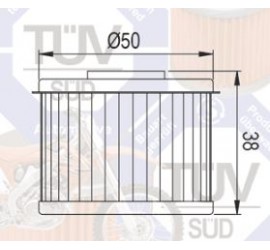 FILTRO DE ACEITE HONDA CRF-L 250 17/19 CBF 300 15/16 CRF RX 300 17/20