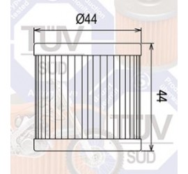 FILTRO DE ACEITE HIFLOFILTRO PARA SUZUKI DRZ 400