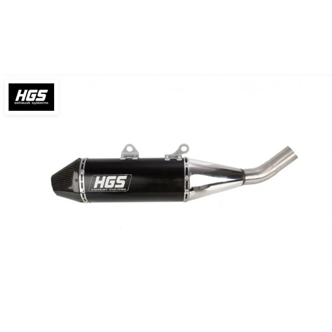 SILENCIOSO HGS NEGRO/CARBONO KTM/GAS GAS/HUSQVARNA 250/350/450 4T 23-26