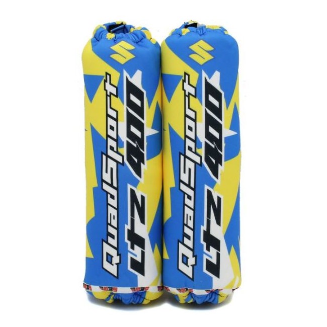 FUNDAS DE AMORTIGUADOR EXTREME LTZ400 AZUL/ AMARILLO