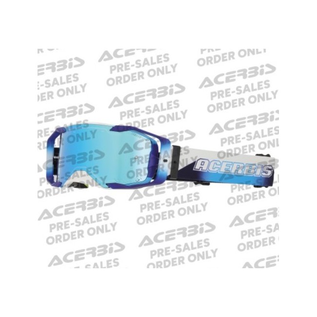 GAFAS ACERBIS VORTEX MIRROR BLANCO/AZUL