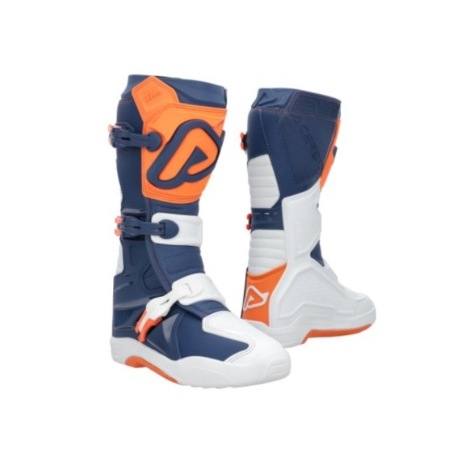 BOTAS ACERBIS X-TEAM 2.0 AZUL/NARANJA
