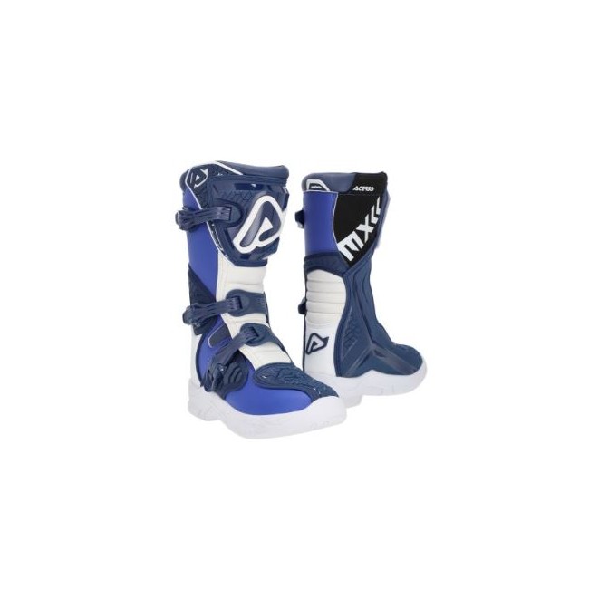 BOTA ACERBIS X-TEAM 2025 JUNIOR NEGRO-BLANCO-AZUL