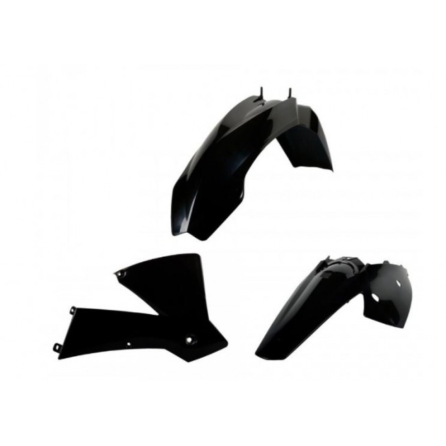 KIT DE PLASTICOS POLISPORT KTM EXC/EXC-F/XC-W/XCF-W 2004 NEGRO