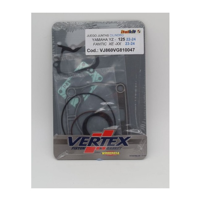KIT DE JUNTAS PARTE ALTA VERTEX FANTIC XE 125 23/26 XX 22/26 YZ 125 22/26