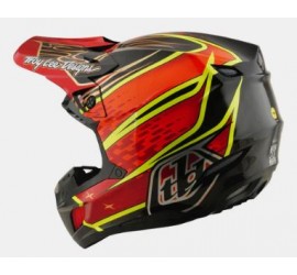 CASCO TROY LEE DESIGNS SE5 CARBON MIPS ALAS ROJO
