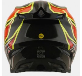 CASCO TROY LEE DESIGNS SE5 CARBON MIPS ALAS ROJO