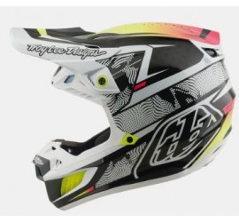 CASCO TROY LEE DESIGNS SE5 CARBON MIPS LINED UP BLANCO