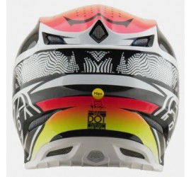 CASCO TROY LEE DESIGNS SE5 CARBON MIPS LINED UP BLANCO