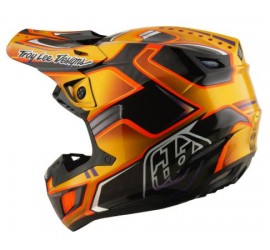 CASCO TROY LEE DESIGNS SE5 CARBON MIPS CREST GOLD