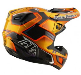 CASCO TROY LEE DESIGNS SE5 CARBON MIPS CREST GOLD