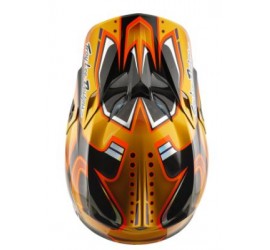 CASCO TROY LEE DESIGNS SE5 CARBON MIPS CREST GOLD