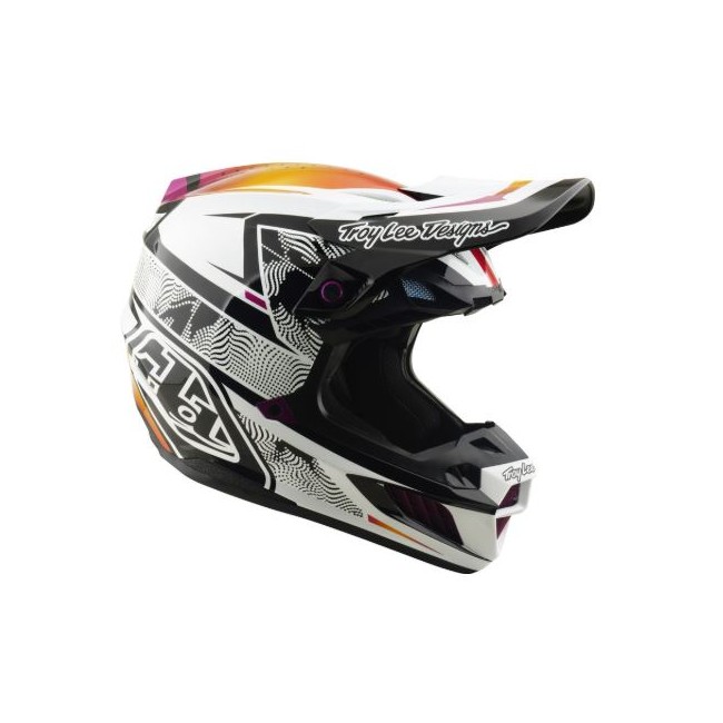 CASCO TROY LEE DESIGNS SE5 COMPOSITE MIPS LINED UP NEGRO