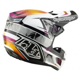 CASCO TROY LEE DESIGNS SE5 COMPOSITE MIPS LINED UP NEGRO