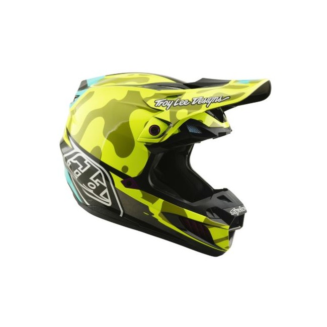 CASCO TROY LEE DESIGNS SE5 COMPOSITE MIPS MYTH FLO YELLOW