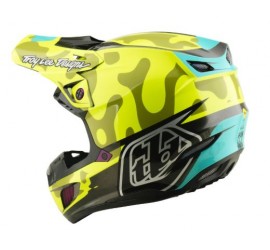 CASCO TROY LEE DESIGNS SE5 COMPOSITE MIPS MYTH FLO YELLOW