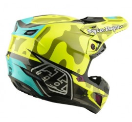 CASCO TROY LEE DESIGNS SE5 COMPOSITE MIPS MYTH FLO YELLOW