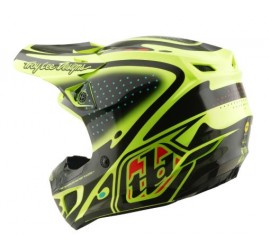 CASCO TROY LEE DESIGNS SE5 POLYCARBONATE MIPS THE LINE FLO YELLOW