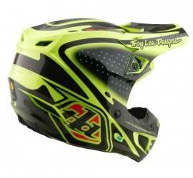 CASCO TROY LEE DESIGNS SE5 POLYCARBONATE MIPS THE LINE FLO YELLOW