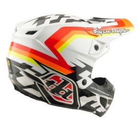 CASCO TROY LEE DESIGNS SE5 POLYCARBONATE MIPS DASH ORANGE