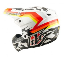 CASCO TROY LEE DESIGNS SE5 POLYCARBONATE MIPS DASH ORANGE