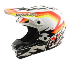 CASCO TROY LEE DESIGNS SE5 POLYCARBONATE MIPS DASH ORANGE