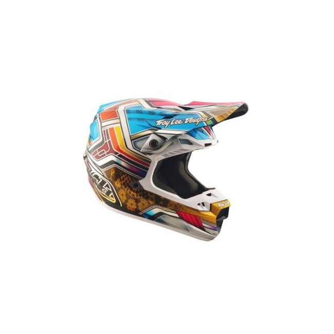 CASCO TROY LEE DESIGNS SE5 CARBON MIPS LOWRIDER SILVER
