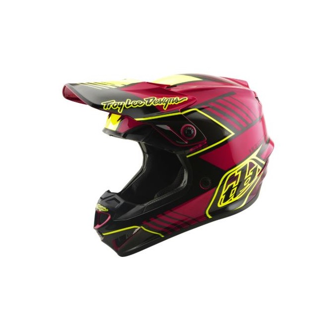 CASCO JUNIOR TROY LEE DESIGNS GP PRO MIPS SEGMENT FUCHSIA