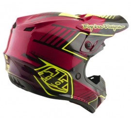 CASCO JUNIOR TROY LEE DESIGNS GP PRO MIPS SEGMENT FUCHSIA