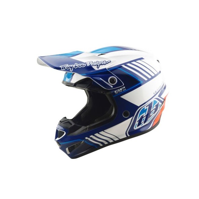 CASCO TROY LEE DESIGNS GP PRO MIPS SEGMENT BLUE