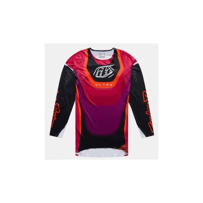 CAMISETA TROY LEE DESIGNS SE ULTRA VISION BLACK/FUCHSIA