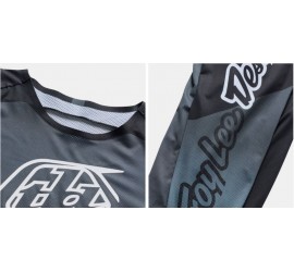 CAMISETA TROY LEE DESIGNS SE PRO LS SEVER BLACK/GRAY