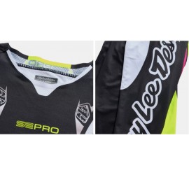 CAMISETA TROY LEE DESIGNS SE PRO SALVO BLACK/WHITE
