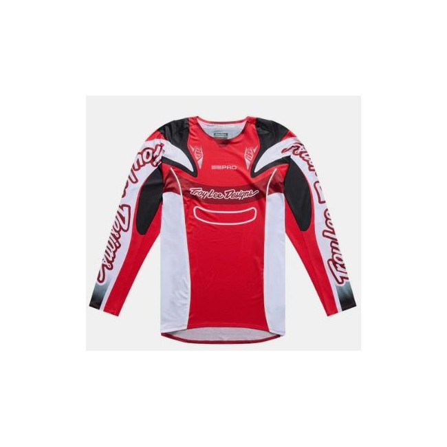 CAMISETA TROY LEE DESIGNS SE PRO SALVO RED/WHITE