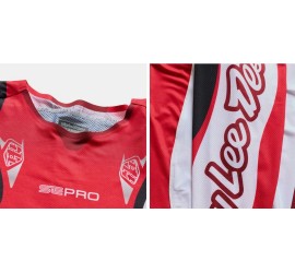 CAMISETA TROY LEE DESIGNS SE PRO SALVO RED/WHITE