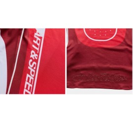 CAMISETA TROY LEE DESIGNS SE PRO SALVO RED/WHITE