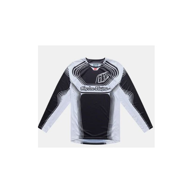 CAMISETA TROY LEE DESIGNS GP PRO STREAMLINE BLACK/WHITE